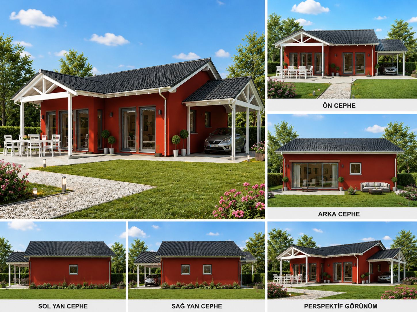 132m2 Tek Katlı Çelik Ev