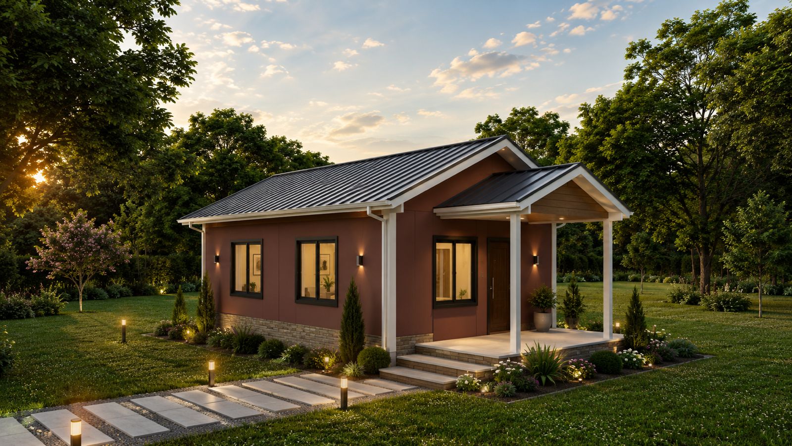 48m² Tek Katlı Prefabrik Ev